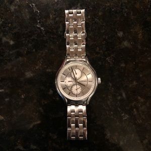 Silver Fossil Watch - women’s